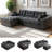Boneless Corduroy Cloud Modular Couch,4-in-1 Flexible Combination Sectional Sofa-1229887471-1211198173