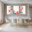 «Blush Pink Rose», reproduction d'art sur toile tendue sur toile, ensemble de 3-118095985