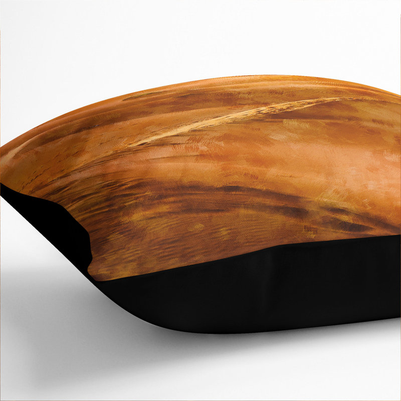 Sand Dunes in Morocco Scatter Cushion, 40cm H x 40cm W x 15cm D, Black