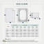 Ensemble de draps en coton percale Lacost-35177720-35177726