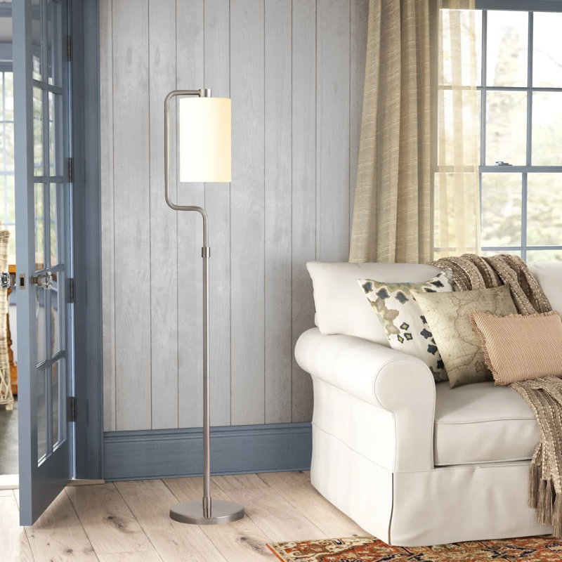Irondale 62'' Task Floor Lamp, Brushed Nickel
