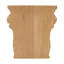 Applique en bois majestueux 6-1 / 4 po x 6-1 / 8 po x 1-1 / 4 po Acanthus-75104753