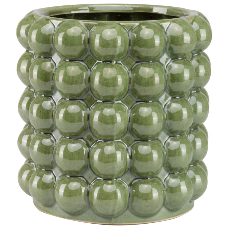 21Cm Bubble Planter, 20cm H x 21cm W x 21cm D, Cream
