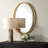 Heatherlynn Gold Oval Mirror