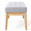 Contemporary In Grey With Surface And Solid Birch Legs Mid Century Modern Comfy Cushion