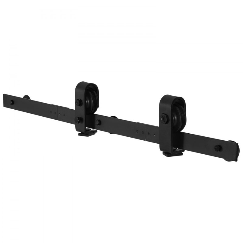 Bi-Folding Sliding Barn Door Hardware Track Kit for Two Doors, 91.4cm