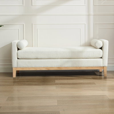 Saakshi 66.32'' W Upholstered Bench