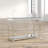 Caira 48'' Glass Top Console Table