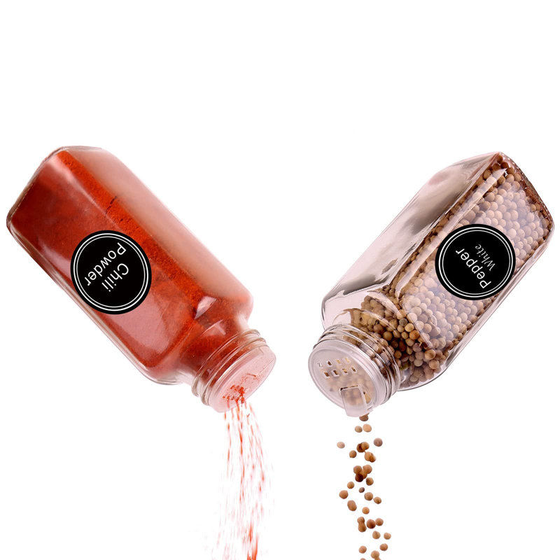 Freestanding Spice Jar & Rack Set