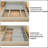 Aaryav 0.75" Heavy Duty Vertical Mattress Support Wooden Bunkie Board/Slats with Cover-308007344