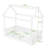 Isakson Wood House Bed with Fence and Door-1394487033-1394486980