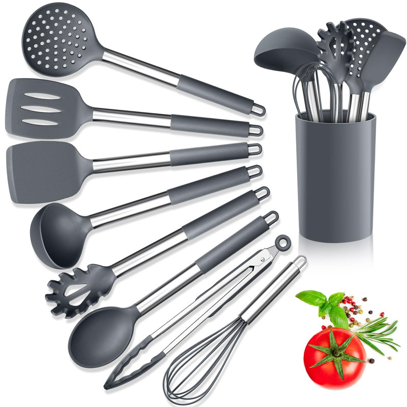 Skyicei L 9 Utensil Set, Grey