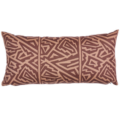 Schumacher x David Kaihoi Jagged Maze Pillow