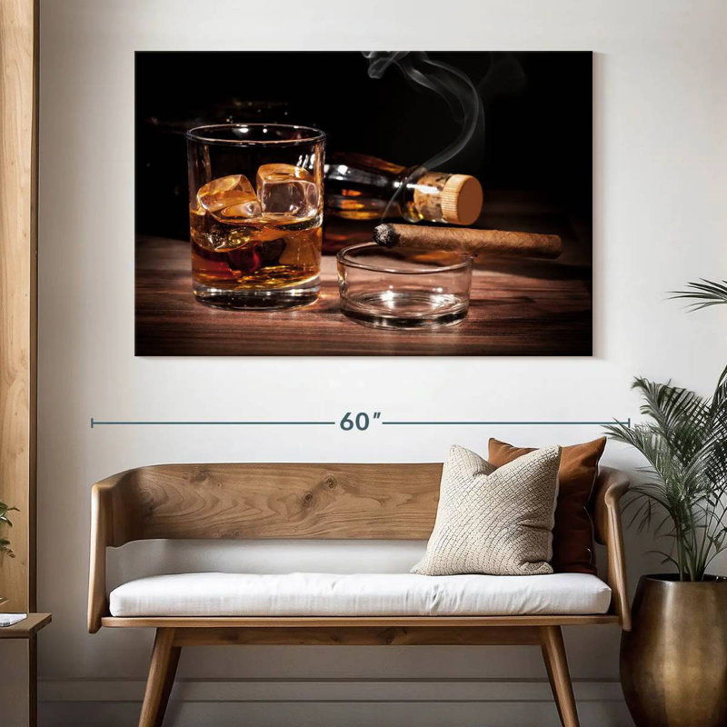 Yarlin Old Fashioned Drink, 34" H x 51" W
