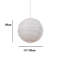 Irregular Paper Sphere Pendant Shade-18563003