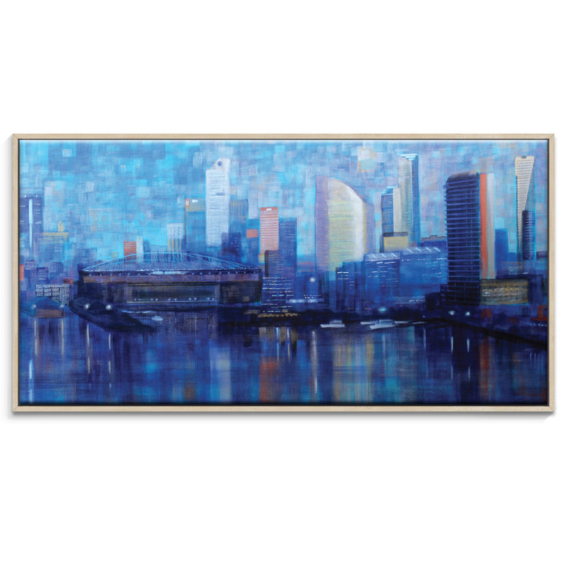 Jennifer Webb - Painting on Canvas, Timber, 76cm H x 152cm W