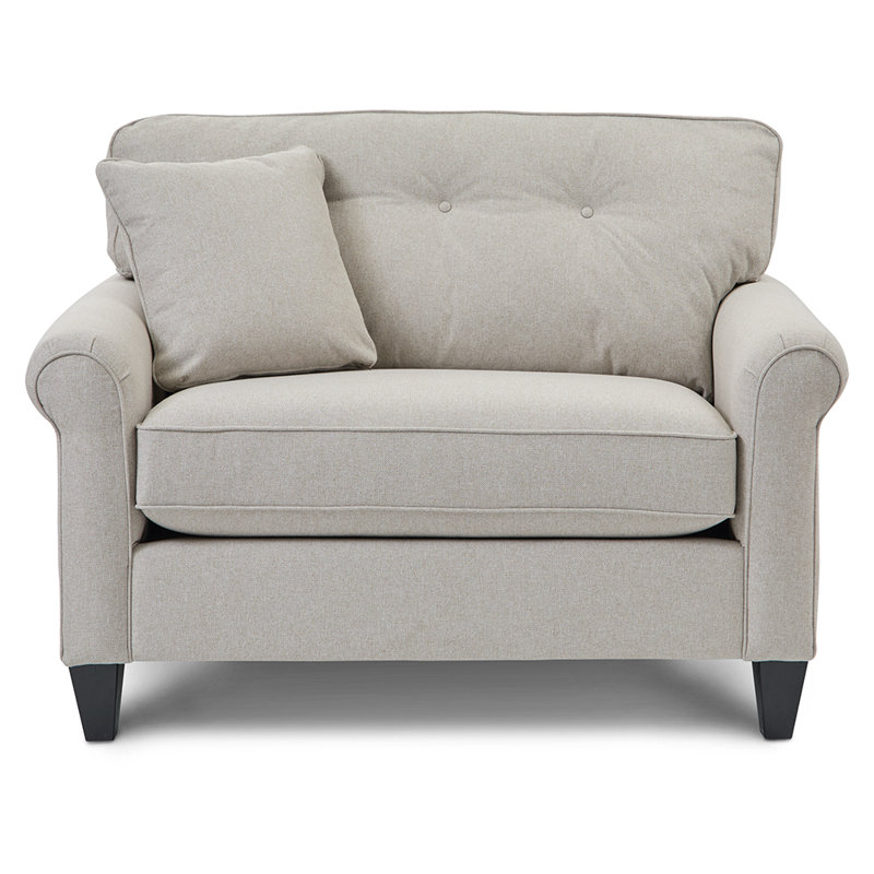 Chaise et demi Laurel, Polyester beige