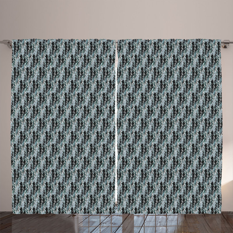 Semi Sheer Curtain Pair