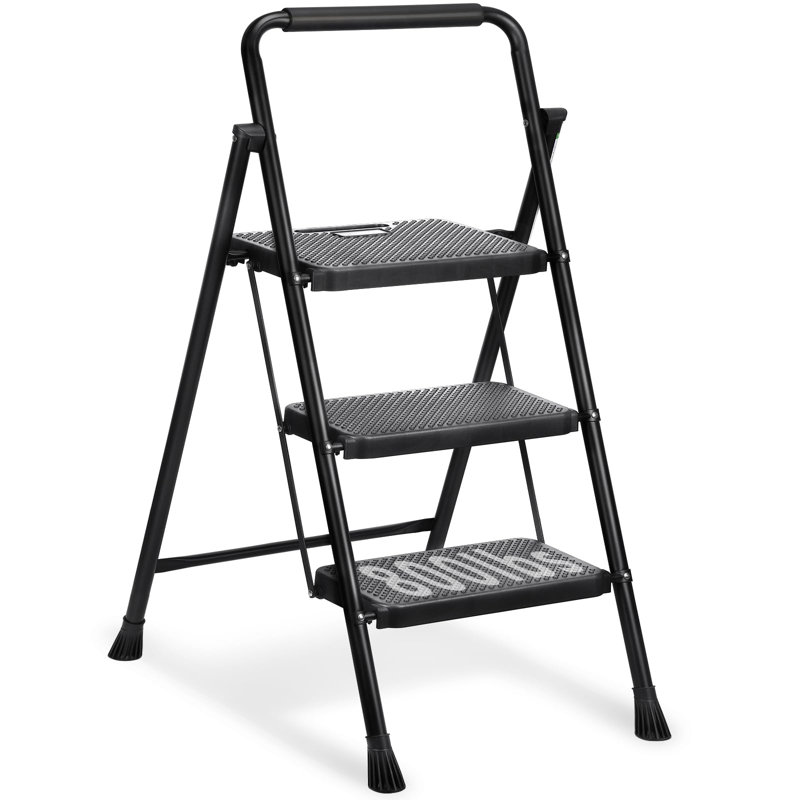 3-Step Aluminum Lightweight Folding Step Stool