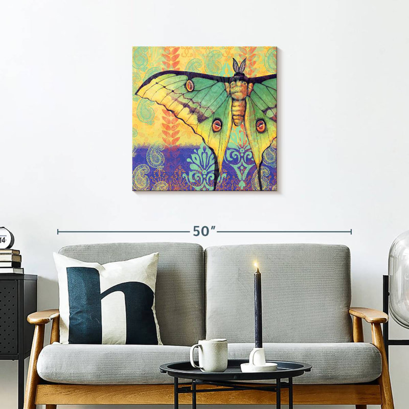 Crowle Luna Moth, 24" H x 24" W