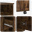 Computer Desk Engineered Wood Compact Drawers-1824877248