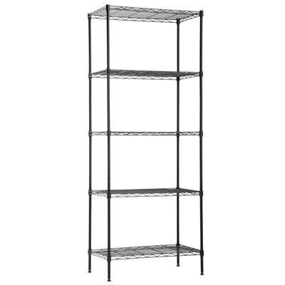 Mullenix Adjustable Wire Shelving Storage Rack for Kitchen, Commercial Spaces and Small Garages