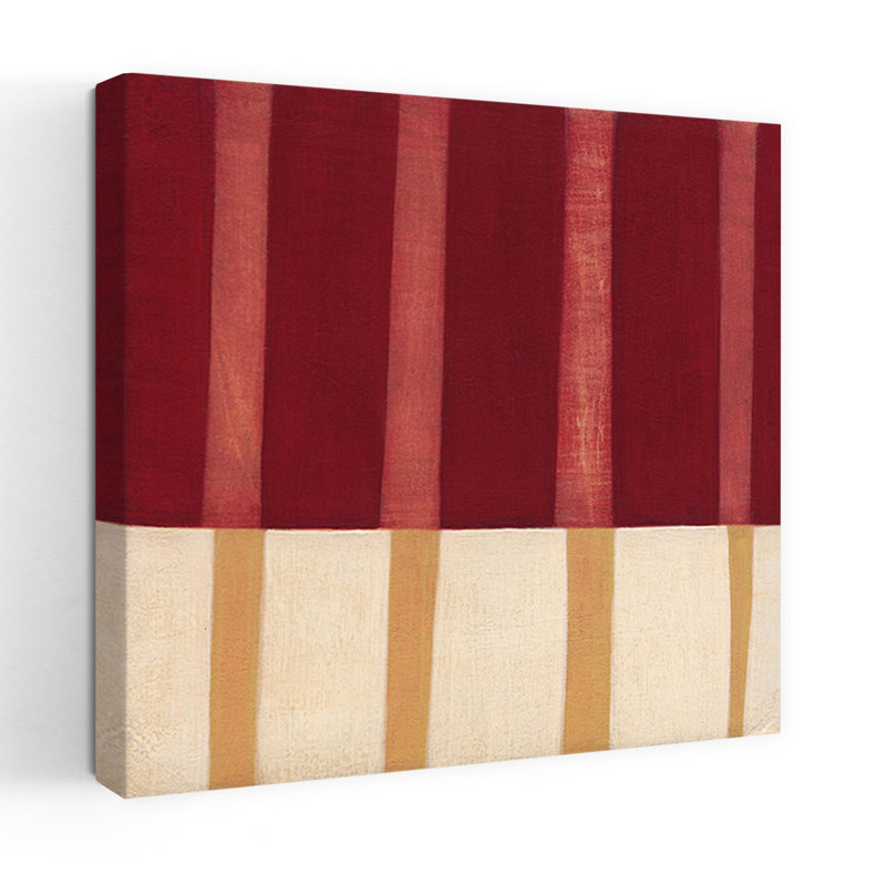 Broken Stripes 4, art contemporain abstrait, H 18 po x l 18 po