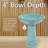 Calais Ceramic Bird Bath - Jade