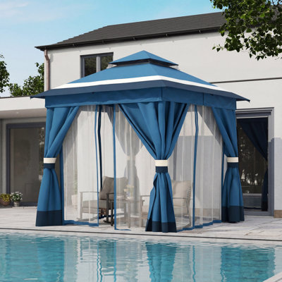 Pavillon de jardin en acier