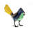 Staten Reclaimed Metal Birds Figurine- Assorted Colors