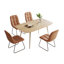 5-Piece Dining Table and Chairs ,Dining Room Set with 4 Modern Chairs-64484352-64484358