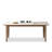 Stone Top Solid Wood Base Dining Table-610539246
