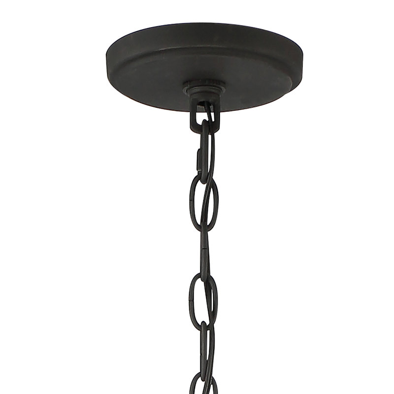 Clemons 10 - Light Dimmable Wagon Wheel Chandelier