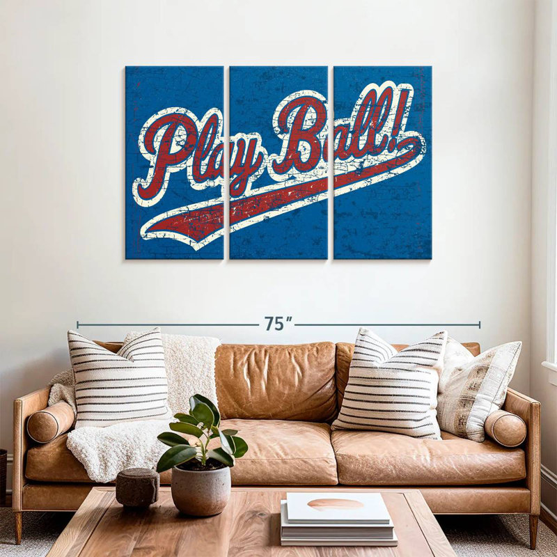 Plaque murale Kema Play Ball, H 36 po x l 57 po