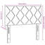  Headboard Wall-Mounted Geometric Manual Velvet-703400437-703400439