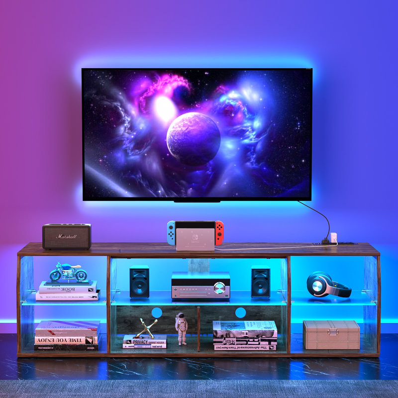 Meuble télé Anabal, Brun, 71"