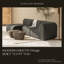 Canapé d'angle incurvé Grossman 105,91 po avec méridienne, canapé modulaire en sherpa en forme de L pour salon, aucun assemblage requis-1306865607