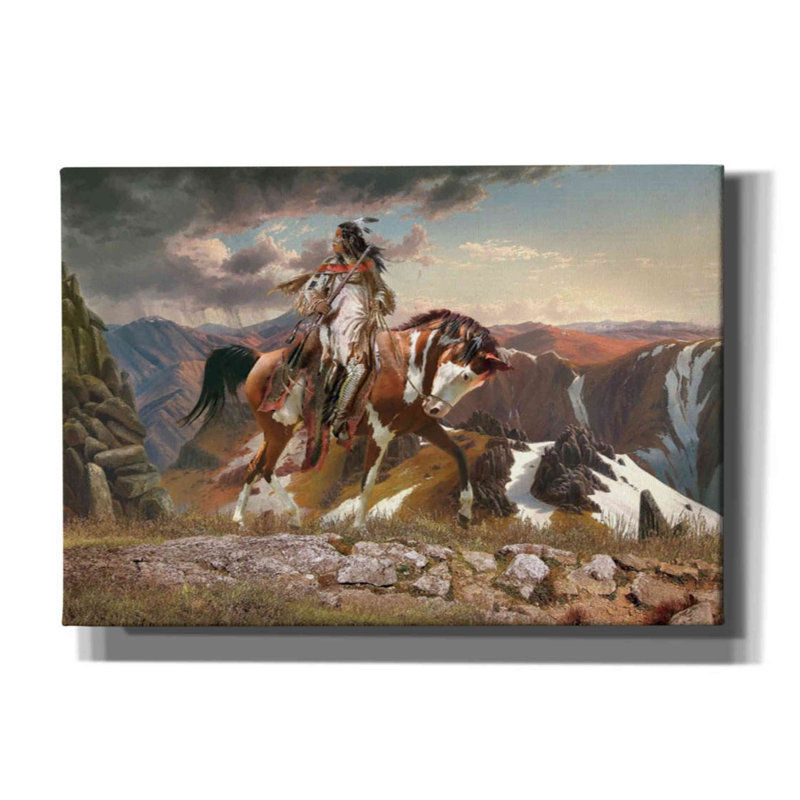 On the lookout - Impression sur toile tendue, H 18 po x l 26 po x P 0,75 po