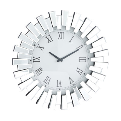 Upminster Glass Wall Clock