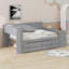 Daybed With Storage Shelves,Drawers,Trundle,Charging Station,LED Light,Desk And Cabinet-896275829