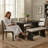 6-Piece Dining Room Set - Upholstered Chairs & Padded Bench For Comfort-1394027592