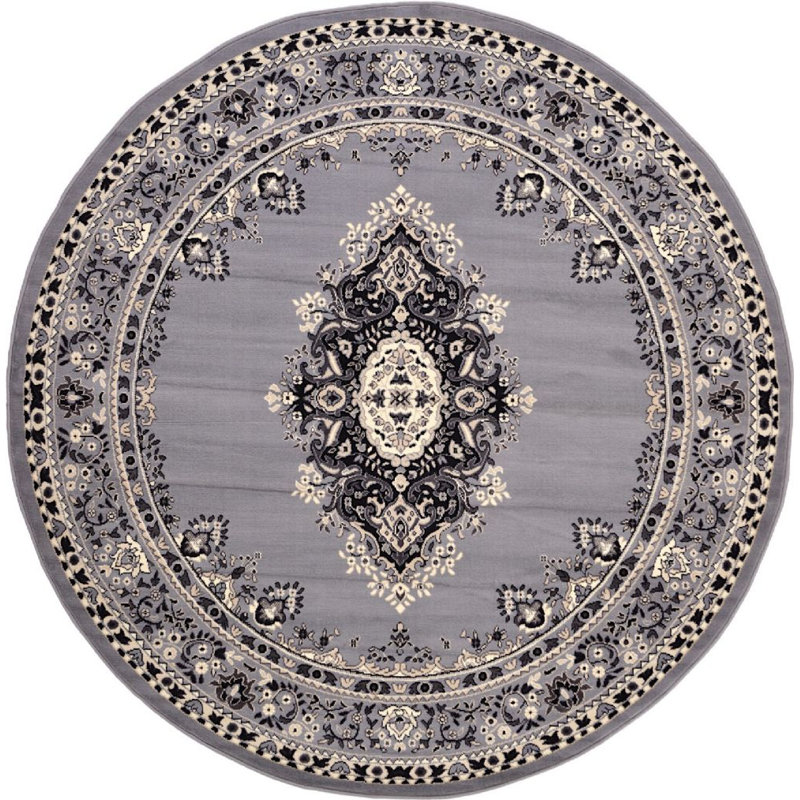 Anahita Oriental Indoor Rug, Round 8'