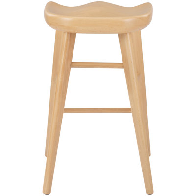 Counter Stool with Solid Wood Frame