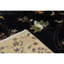 Tapis noir de haute qualité noué à la main-88943603