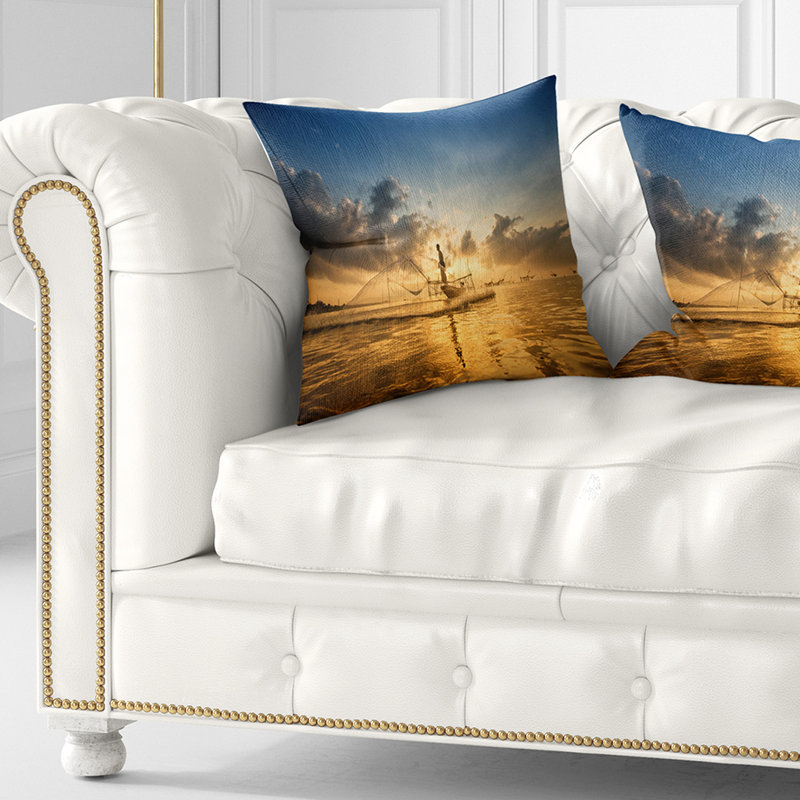 Coussin Schaper, 16 po x 16 po, Coussin décoratif