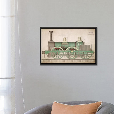 " Vintage Train I " by Vintage Apple Collection
