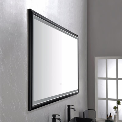 84 po L 48 po Miroir de salle de bain mural Hd