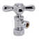 5/8" x 3/8" OD x 15" Corrugated Faucet or Toilet Supply Line with Cross Handle Angle Shut Off Valve
