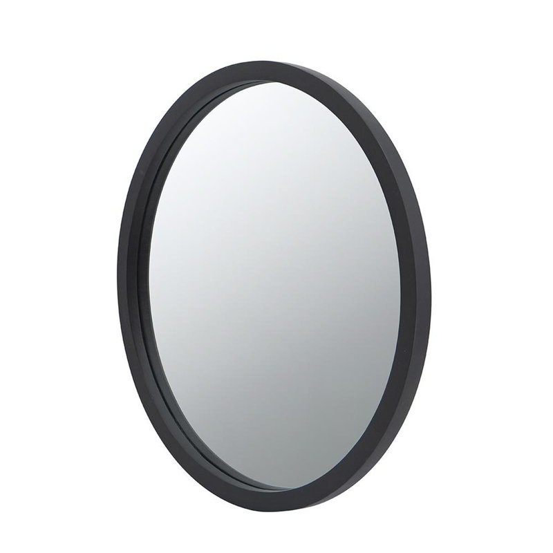 Round wall mirror, Black