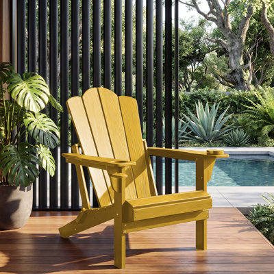 Chaise Adirondack en plastique PEHD résistant aux intempéries Devito